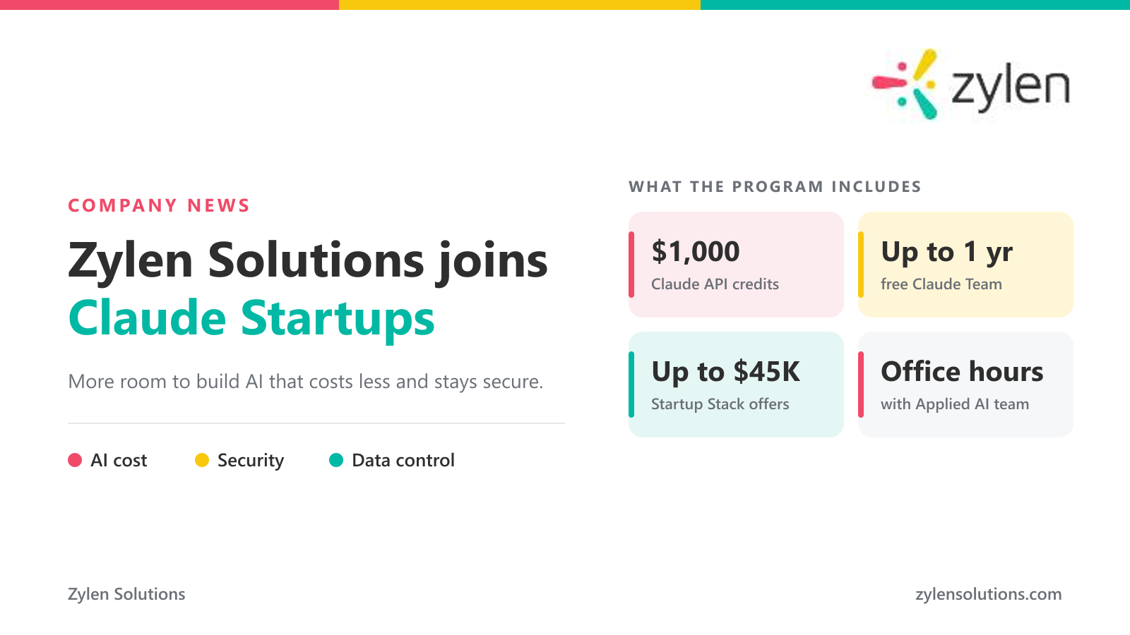 Zylen Solutions Joins Anthropic's Claude Startups Program